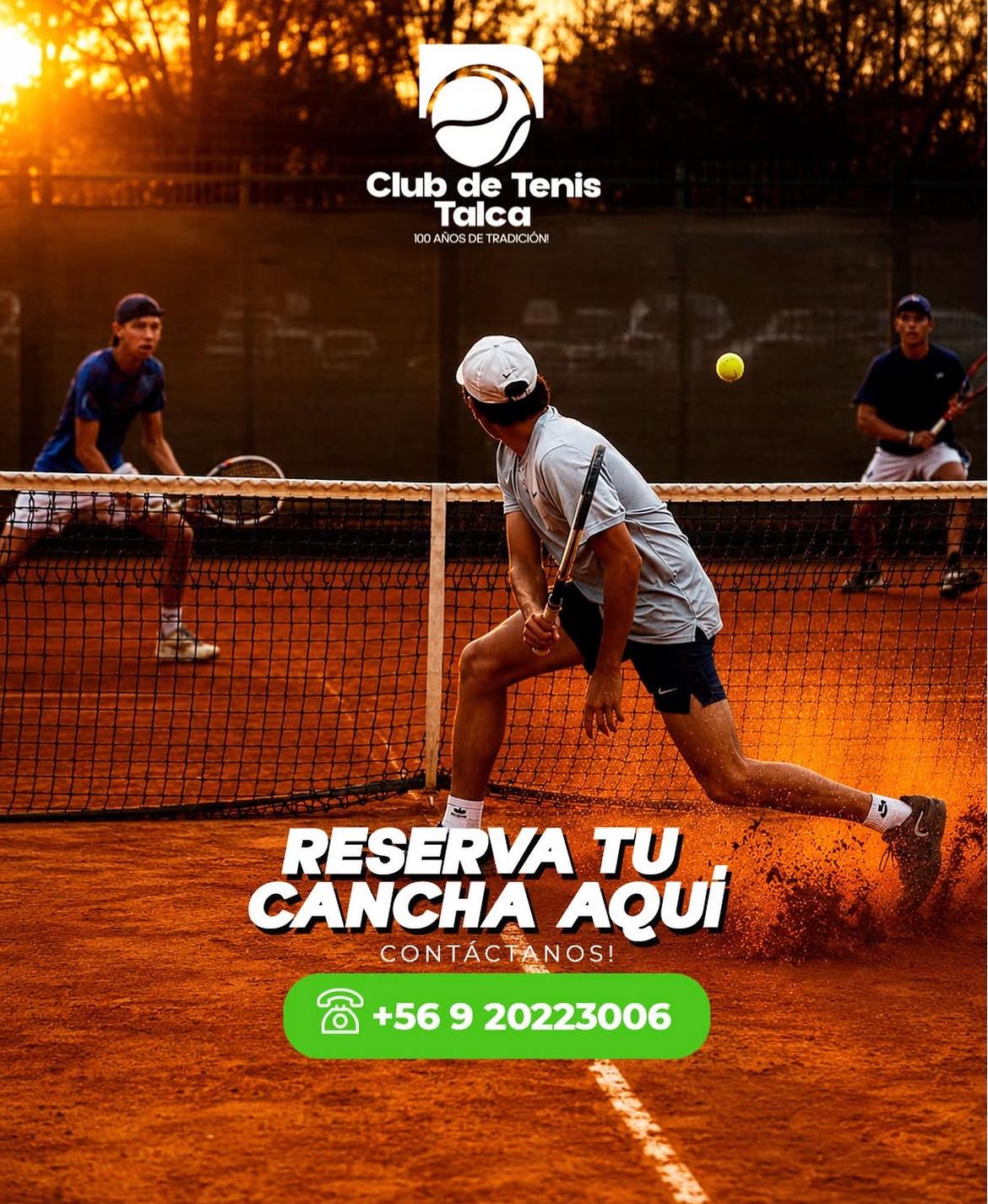Reserva tu cancha aquí - Club de Tenis Talca